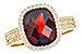 D282-93335: LDS RG 3.25 GARNET 3.43 TGW