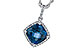 D282-95135: NECK 1.09 LONDON BLUE TOPAZ 1.20 TGW