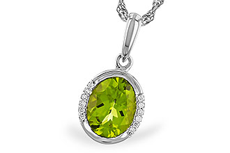 D282-95162: NECKLACE 1.72 TW PERIDOT 1.75 TGW (9x7 PER)