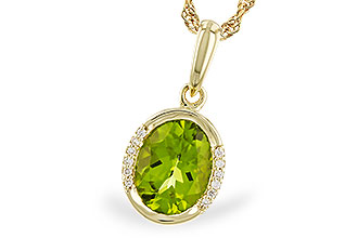 D282-95162: NECKLACE 1.72 TW PERIDOT 1.75 TGW (9x7 PER)