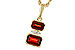 D283-84244: NECK .98 TW GARNET 1.01 TGW