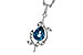D283-86062: NECK 1.20 LONDON BLUE TOPAZ 1.25 TGW (8x6MM LBT)