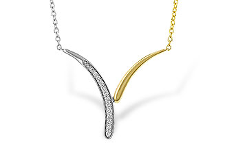 D283-86980: NECKLACE .12 TW (18")