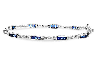 D283-87862: BRACELET 2.10 SAPPHIRE 2.75 TGW (7")