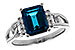 D283-88753: LDS RG 2.42 LONDON BLUE TOPAZ 2.50 TGW (9x7MM LBT)