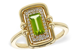 D283-90562: LDS RG .72 PERIDOT .84 TGW (8x4MM PER)