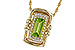 D283-90580: NECKLACE .72 PERIDOT .84 TGW (8x4MM PER)