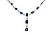 D283-90598: NECKLACE 4.82 TW SAPPHIRE 7.02 TGW (17")