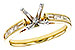 D284-73289: LDS SEMI DIA RG .38 TW BAGUETTES