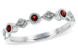 E198-36998: LDS WED RG .13 RUBY .16 TGW