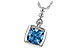 E198-41498: NECK 1.45 BLUE TOPAZ 1.49 TGW