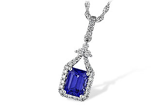 E199-27853: NECK 1.42 TANZANITE 1.72 TGW