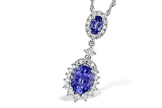 E199-33362: NECK 1.26 TW TANZANITE 1.60 TGW