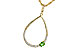 E199-35144: NECK .17 GREEN GARNET .26 TGW