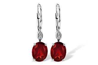 E199-36016: EARR 3.45 TW GARNET 3.50 TGW (9x7MM GAR)