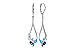 E282-04244: EARR 1.08 BLUE TOPAZ 1.35 TGW