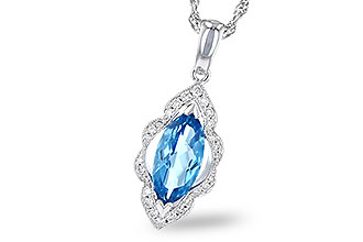 E282-06989: NECK 1.26 BLUE TOPAZ 1.37 TGW