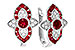 E282-91489: EARR .78 TW RUBY .90 TGW