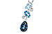 E282-94262: NECK 1.99 TW BLUE TOPAZ 2.02 TGW