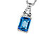 E282-97853: NECK 2.64 LONDON BLUE TOPAZ 2.80 TGW (9x7MM BT)