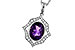 E282-97889: NECKLACE 1.52 AMETHYST 1.70 TGW (9x7 MM AMY)