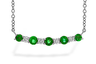 E282-98771: NECK .43 TW EMERALD .55 TGW