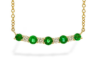E282-98771: NECK .43 TW EMERALD .55 TGW