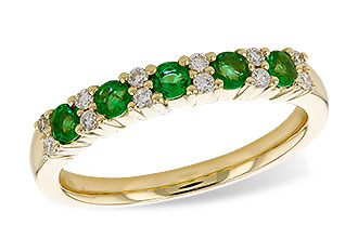 E282-98798: LDS WED RG .33 EMERALD .47 TGW