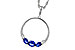 E283-84207: NECKLACE .81 SAPP .91 TGW
