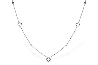 E283-84235: NECKLACE .20 TW (18")