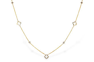 E283-84235: NECKLACE .20 TW (18")