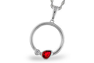 E283-84253: NECKLACE .24 RUBY .26 TGW