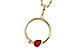E283-84253: NECKLACE .24 RUBY .26 TGW