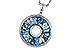 E283-86035: NECKLACE 1.67 BLUE TOPAZ 1.72 TGW