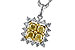 E283-86044: NECK .76 FANCY YELLOW DIAMONDS 1.09 TW