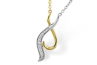 E283-86971: NECKLACE .10 TW (18")