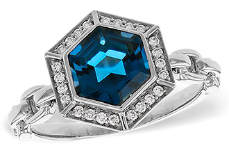 E283-87862: LDS RG 2.03 LONDON BLUE TOPAZ 2.14 TGW (7.5MM LBT)