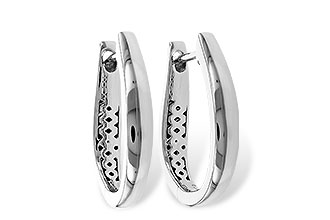 E283-87898: GOLD EARRINGS (17MM)