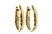 E283-87898: GOLD EARRINGS (17MM)
