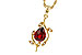 E283-88753: NECKLACE 1.34 GARNET 1.39 TGW (8X6MM GAR)
