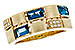 E283-88798: LDS RG .94 LONDON BLUE TOPAZ 1.00 TGW