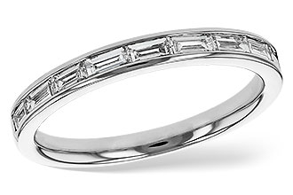 E284-73289: LDS DIA WED RG .44 TW BAGUETTES