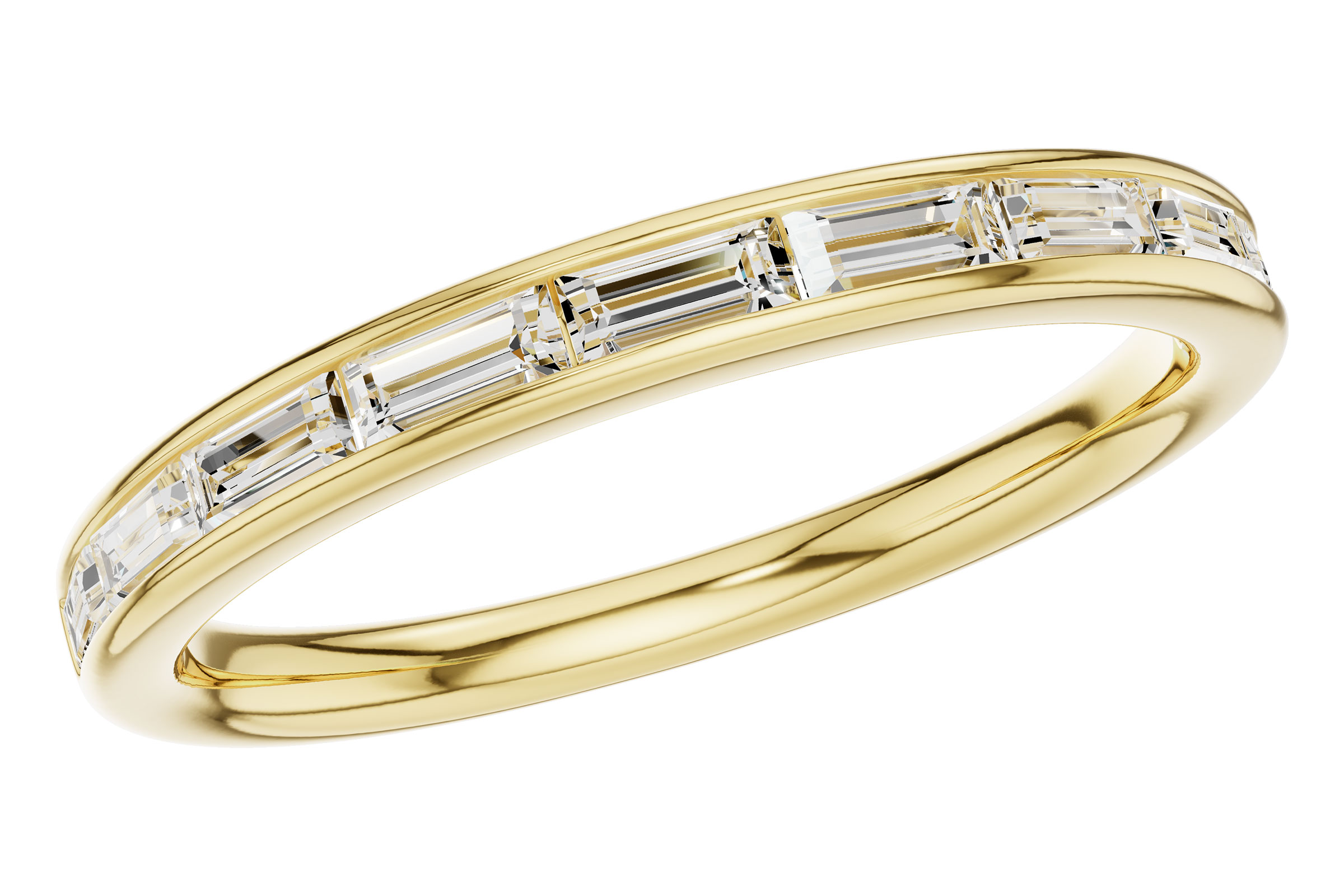E284-73289: LDS DIA WED RG .44 TW BAGUETTES