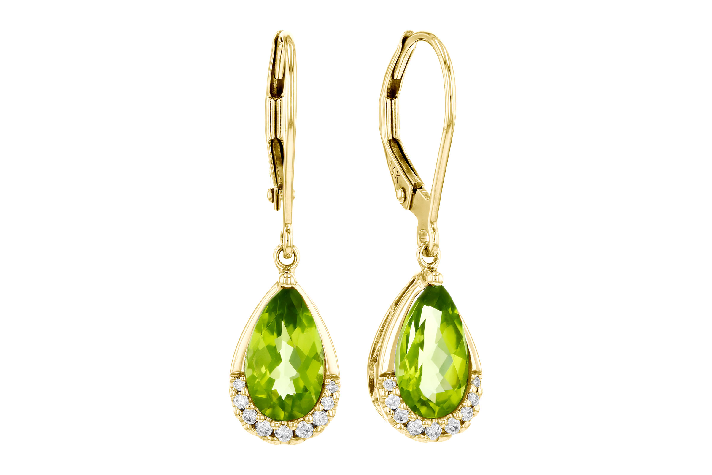 E284-75107: EARR 1.85 PERIDOT 1.94 TGW (9x5MM PS)