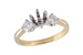 F014-76025: LDS SEMI DIA RING .40 TW