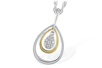 F192-95180: NECKLACE .04 TW