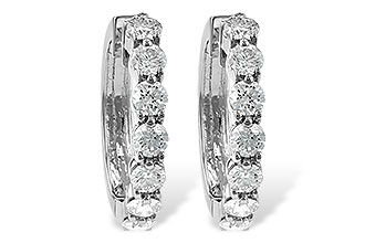 F194-76025: EARRINGS 2 CT TW