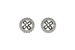 F196-58744: EARRING JACKETS .24 TW (FOR 0.75-1.00 CT TW STUDS)