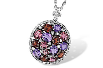 F196-59716: NECK 2.49 SEMI-PRECIOUS 2.78 TGW