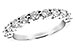 F198-41544: LDS WED RG .75 TW (9 STONES)